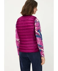 Olsen Women's 2-in-1 Reversible Quilted Vest
