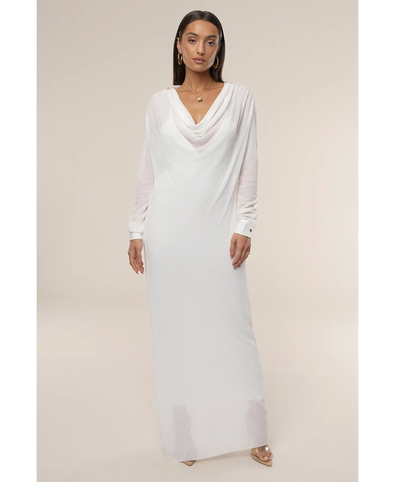 Jluxlabel Women's Savanna Cowl Maxi Dress