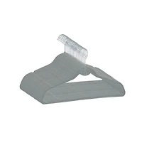 Trio Essentials 20PK Heavy Duty Velvet Hangers with Cascade Hook