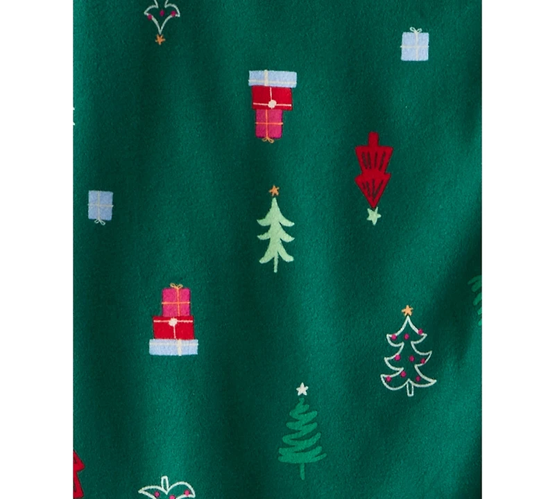 Carter's Adult Men or Women 2-Piece Christmas Tree Print Pajama Set