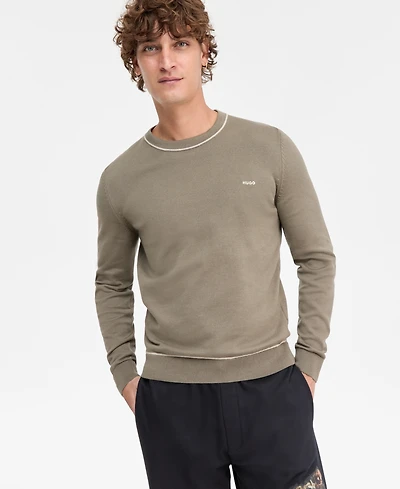Hugo Boss Men's San Cassius Long-Sleeve Crewneck Sweater