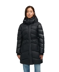 Pajar Women's Saturn Mid-Length Quilted Puffer with Removable Hood
