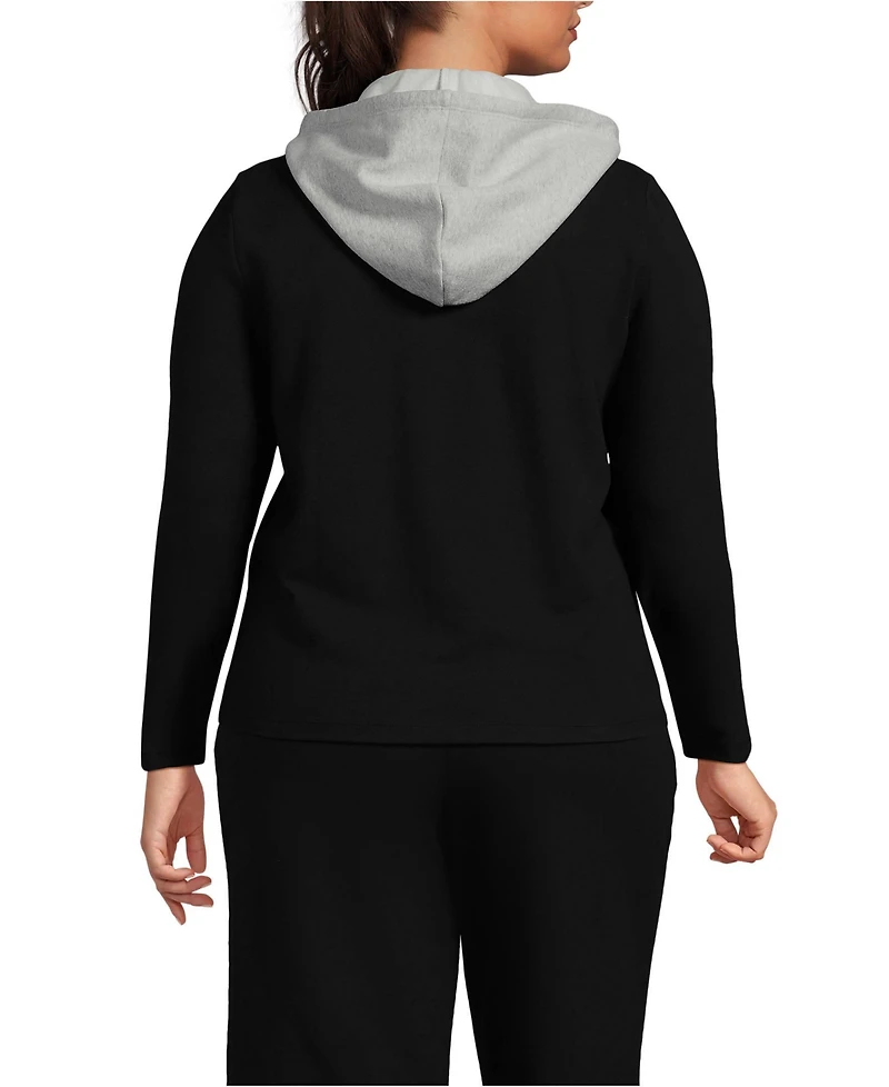 Lands' End Plus Long Sleeve Starfish Jacket