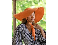 Brunna.co Lola Wide Brim Jute Straw Hat In