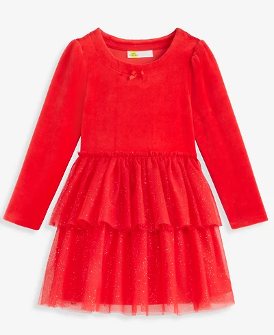 Epic Threads Girls Toddler 2T-4T Tiered-Skirt Tutu Dress, Macy's Exclusive
