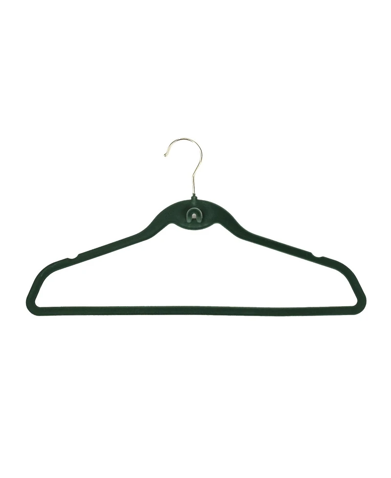 Trio Essentials 50PK Heavy Duty Velvet Hangers with Cascade Hook