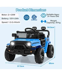 12V Kids Ride on Truck Car Battery Powered Electric Vehicle