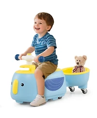 Toddler Ride on Toy with Trailer and Light Music