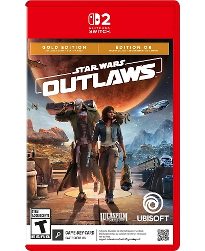Ubisoft Star Wars Outlaws Gold Edition for Nintendo Switch 2 (Game-Key Card)
