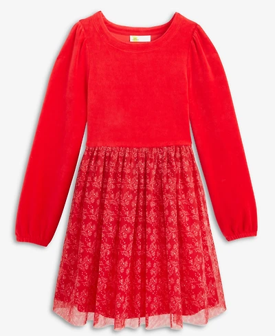Epic Threads Girls 5-20 Printed Tulle Dress, Macy's Exclusive