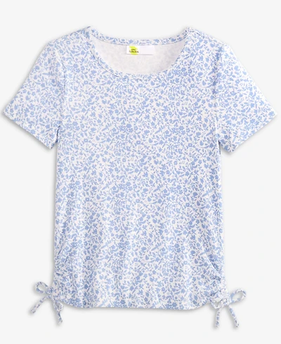 Epic Threads Girls 5-18 Printed Side Ruched Top, Macy's Exclusive