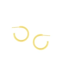 And Now This Rope Edge Hoop Earrings