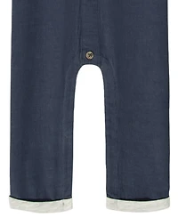 Calvin Klein Baby Boys Long Sleeve Button-Front Coverall