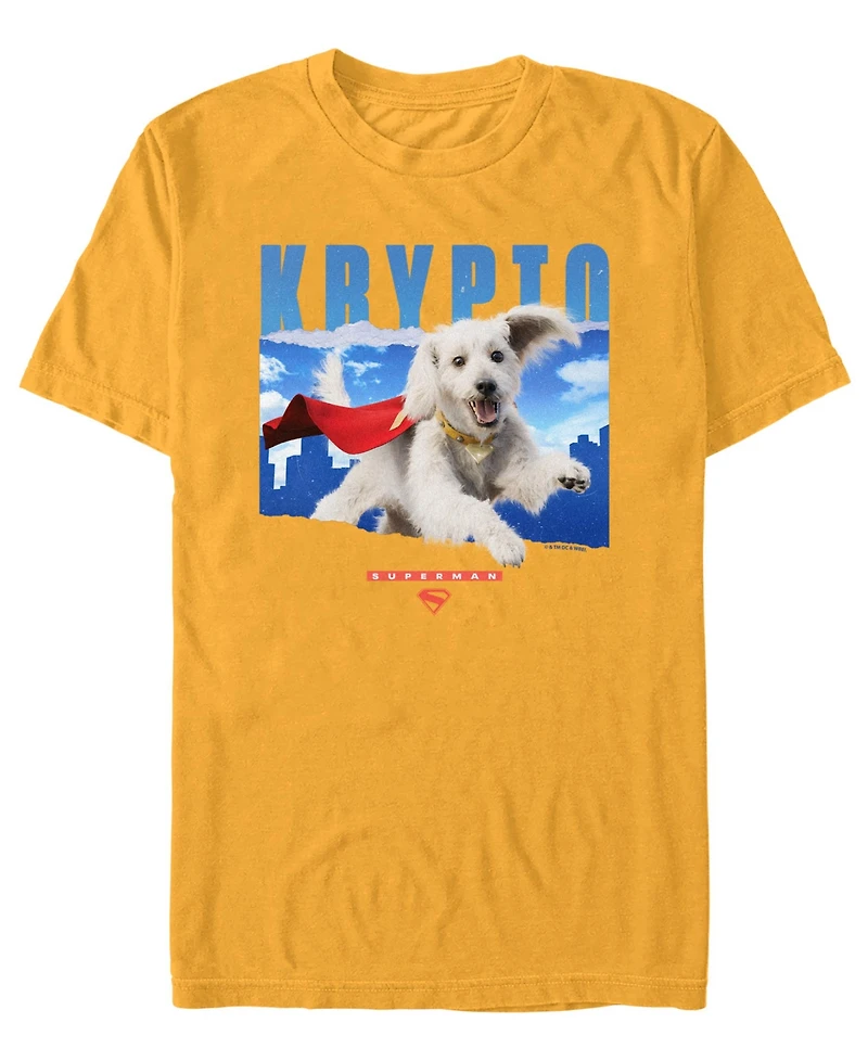 Fifth Sun Men's Superman 2025 Krypto Crewneck T-Shirt