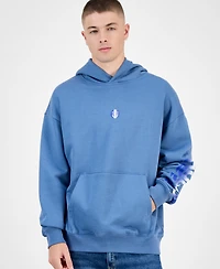 Hugo Boss Men's Niftyhood Logo Cotton French Terry Pullover Hoodie