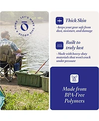 Homz Durabilt 27 Gallon Heavy Duty Storage Tote with Lid, Green Camo (2 Pack