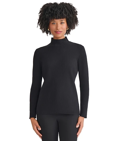 Jones New York Petite Sutton Mock Neck Sweater