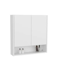 Depot E-Shop Susitna Medicine Cabinet, 2 Doors, 4 Shelves, White