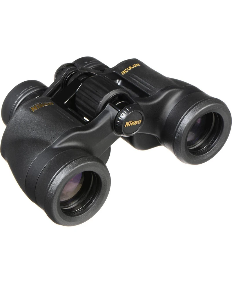 Nikon 7x35 Aculon A211 Weather Resistant Porro Prism Binocular with 9.3 Degree Angle of View, Black
