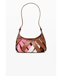 Desigual Women's Medium braided faux leather bag
