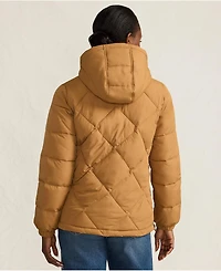Lands' End Women's FeatherFree Insulated Diamond Quilted Jacket