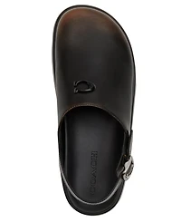 Coach Women's Sculpted C Loved Leather Platform Clogs