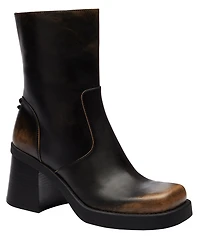 Coach Women's Sculpted C Loved Leather Booties
