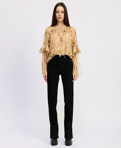 En Saison Women's Giavanna Printed Top