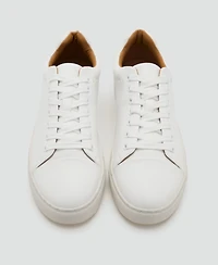 Mango Men's Lace-Up Panel Sneakers