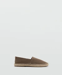 Mango Men's Jute Suede Espadrilles Shoe
