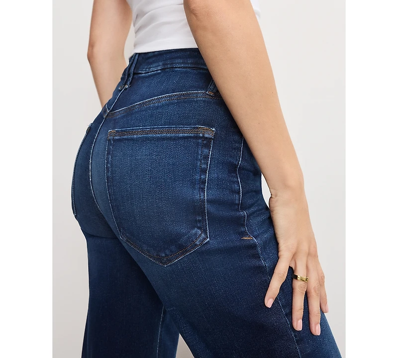 Good American Women's Straight-Fit Jeans