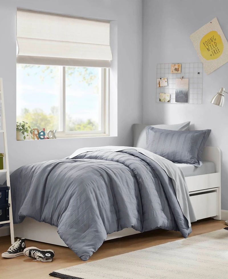 510 Design Logan Woven Striped 5-Pc. Comforter Set, Twin/Twin Xl