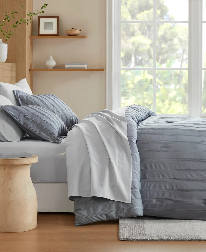 510 Design Logan Woven Striped 7-Pc. Comforter Set