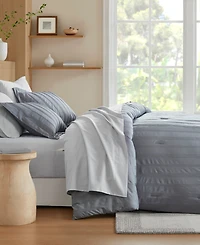 510 Design Logan Woven Striped 7-Pc. Comforter Set