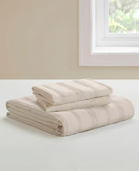 510 Design Logan Woven Striped 3-Pc. Duvet Cover Set, California King