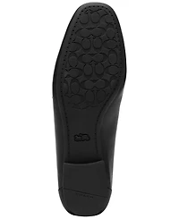 Coach Women's Signature C Round Toe Leather Loafers