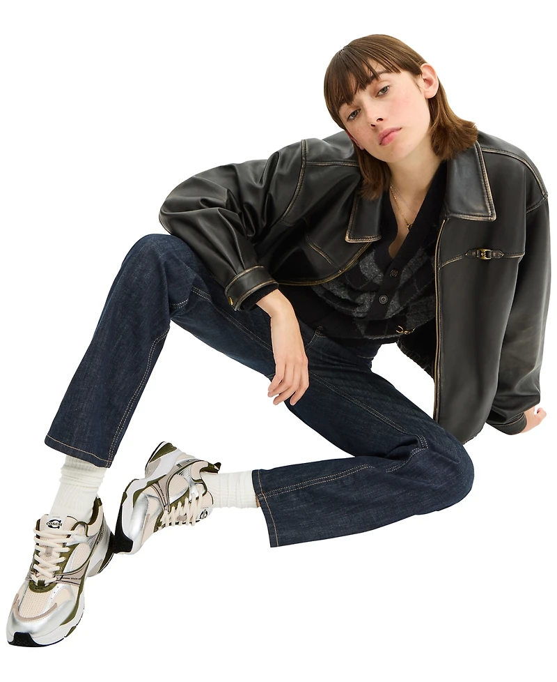 Coach Women's Mesh Lace-Up Sneakers