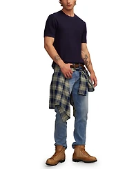 Lucky Brand Men's Short Sleeve Crewneck Sweater