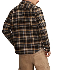 Lucky Brand Men's Cloud Soft Flannel Long Sleeve Shirt