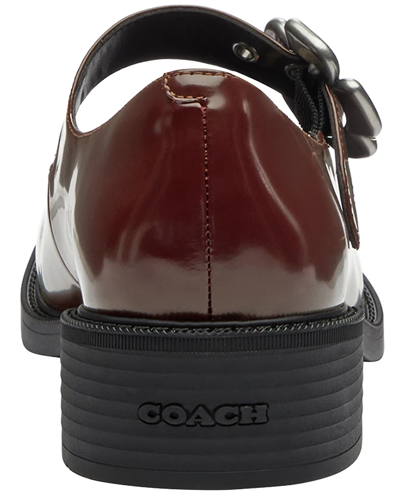 Coach Women's Tea Rose Mary Janes Slip On Flats