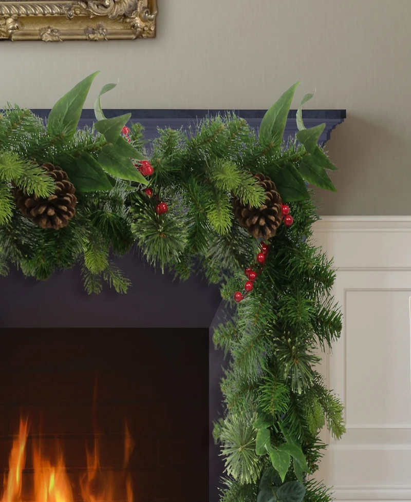 Puleo Decorated Christmas Garland