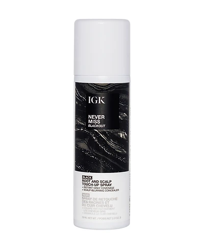 Igk Hair Never Miss Root and Scalp Blackout Touch-Up Spray