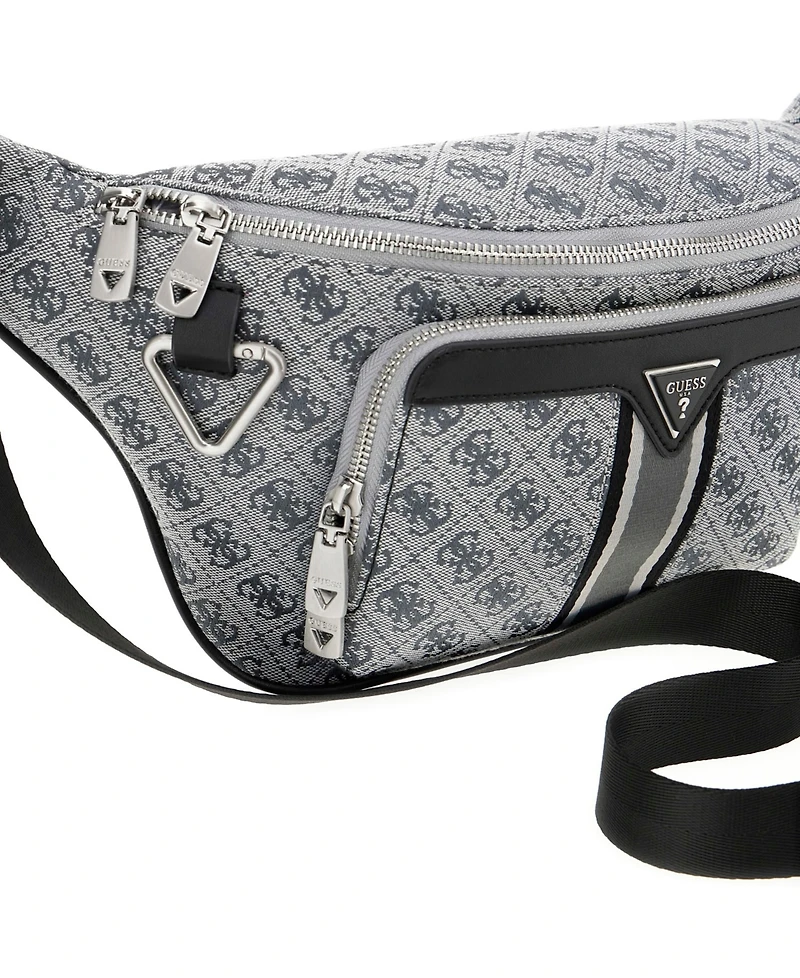 Guess Men's Milano Maxi Bum Bag with Front Pocket