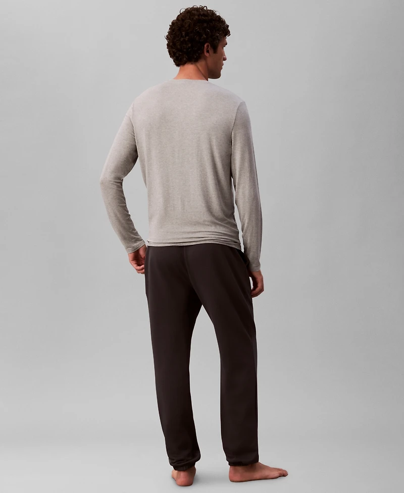 Calvin Klein Men's Henley Neck Sleep Top