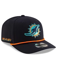 New Era Men's Navy Miami Dolphins 2025 Nfl Rivalries Sideline 9SEVENTY Adjustable Hat