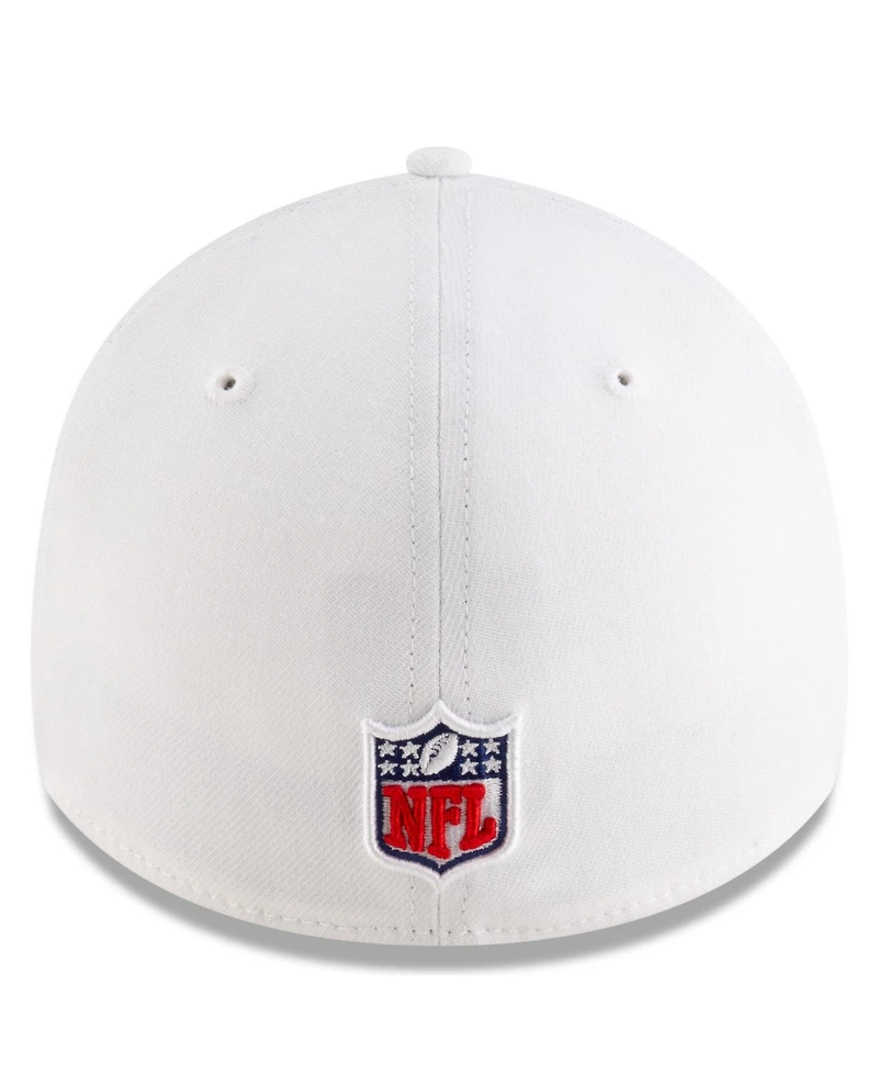 New Era Men's White Buffalo Bills 2025 Nfl Rivalries Sideline 39THIRTY Flex Hat