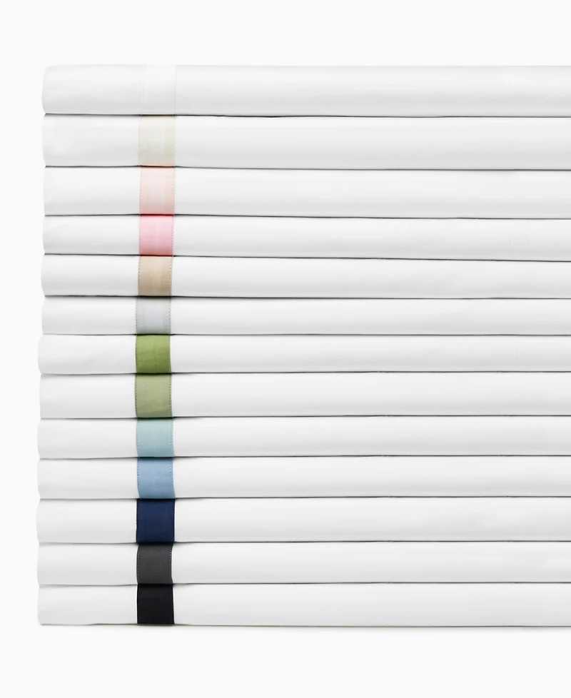Sferra Estate Woven Cotton Flat Sheet, Twin