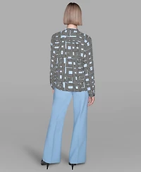 Karl Lagerfeld Paris Women's Printed Top
