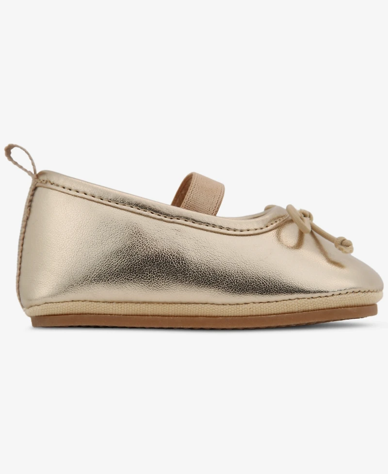 First Impressions Baby Girls Metallic Ballet Flats, Macy's Exclusive
