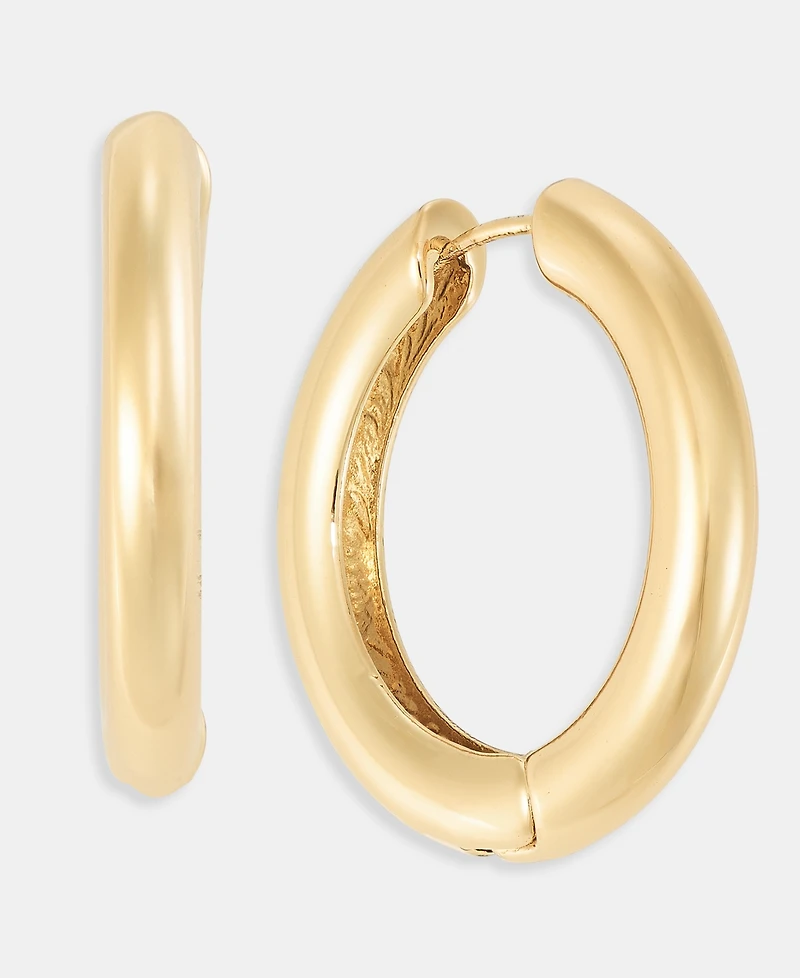 On 34th Medium Gold-Tone Hoop Earrings, Macy's Exclusive